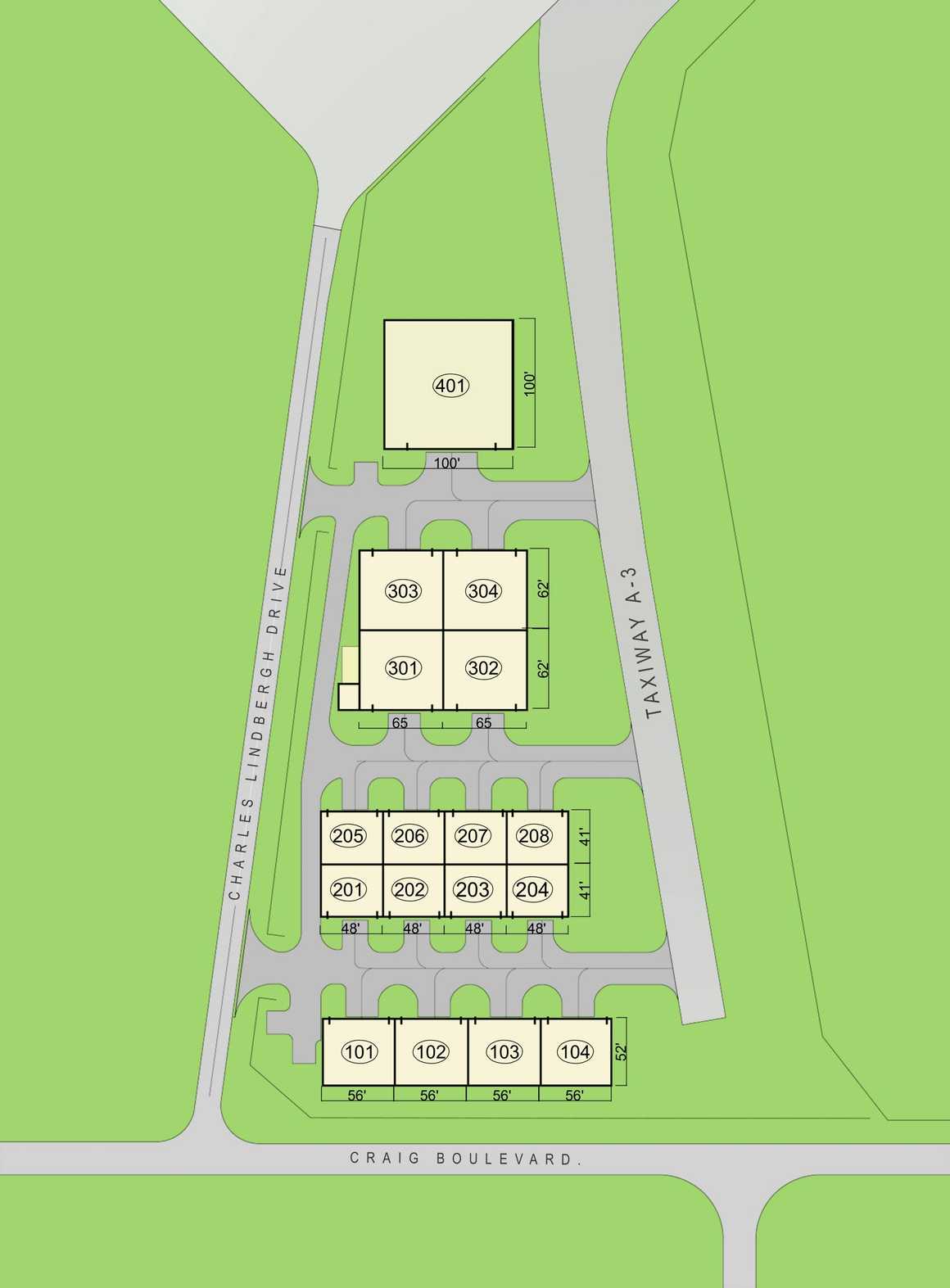 Hangar site plan Hangar site plan